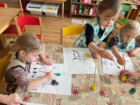 Oslava velikonočních svátků u Šikulků